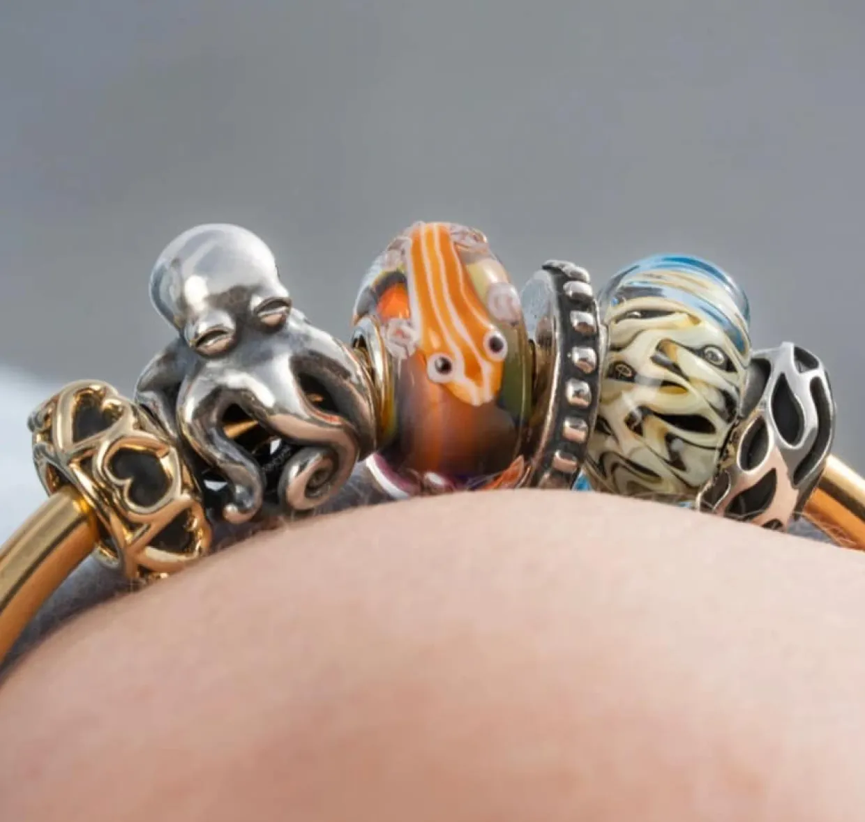 TROLLBEADS ROLIG LAGUNE GLASKUGLE - TGLBE-20419