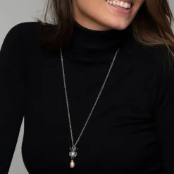 TROLLBEADS ROSAKVARTS STEN KUGLE - TSTBE-20004