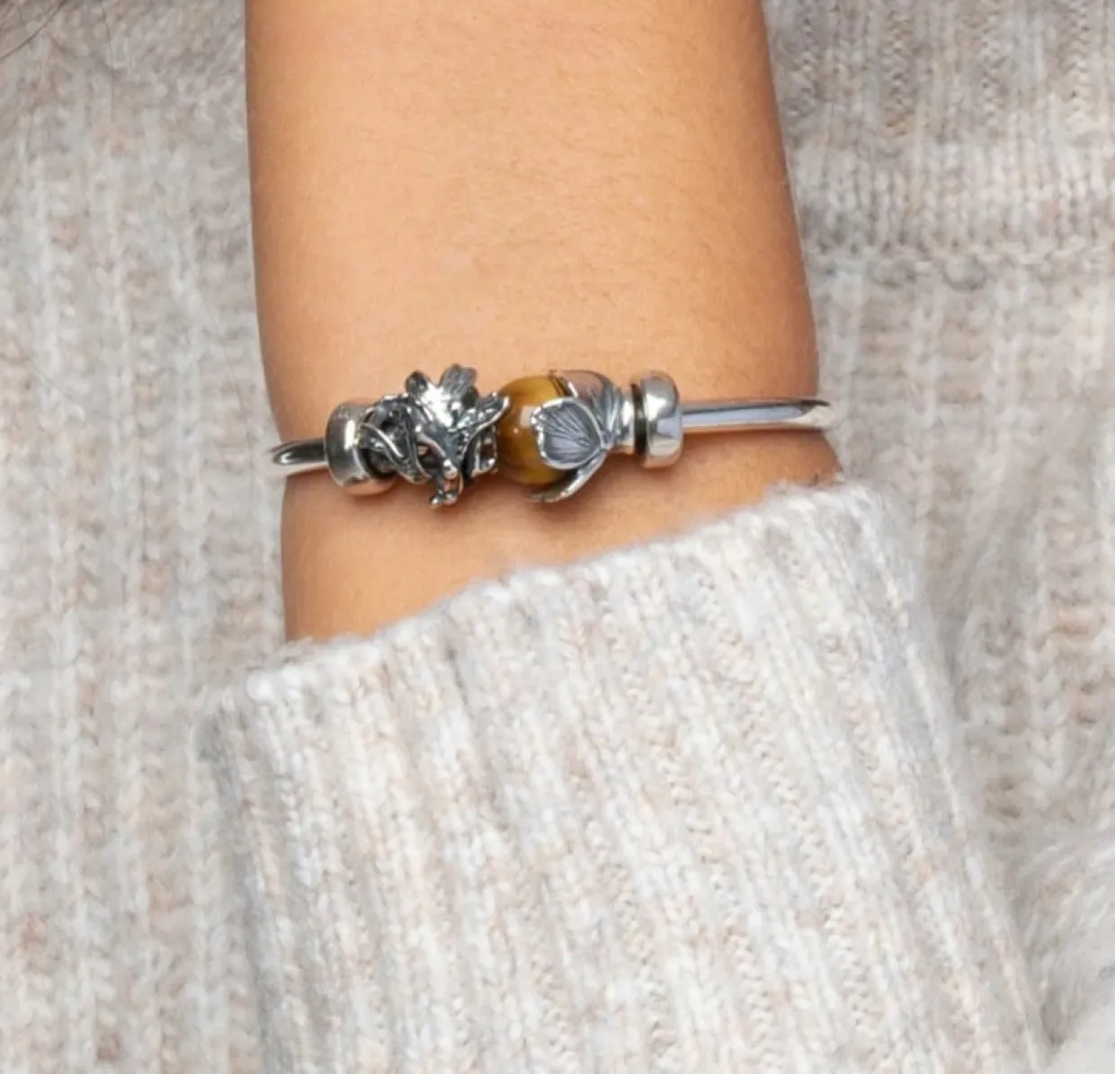 TROLLBEADS SØLV STOPPER BLANK- TAGBE-00073