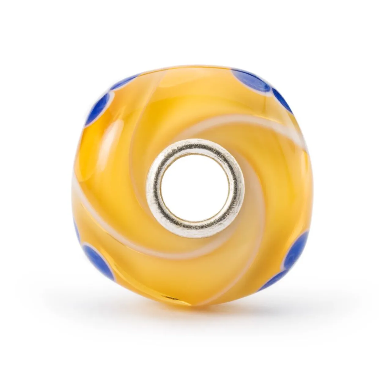 TROLLBEADS 'SOLBLOMST BÆLTEDYR' GLAS KUGLE - TGLBE-20316