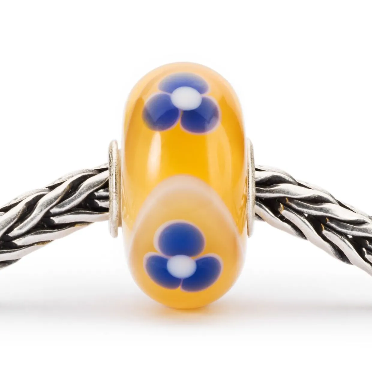 TROLLBEADS 'SOLBLOMST BÆLTEDYR' GLAS KUGLE - TGLBE-20316