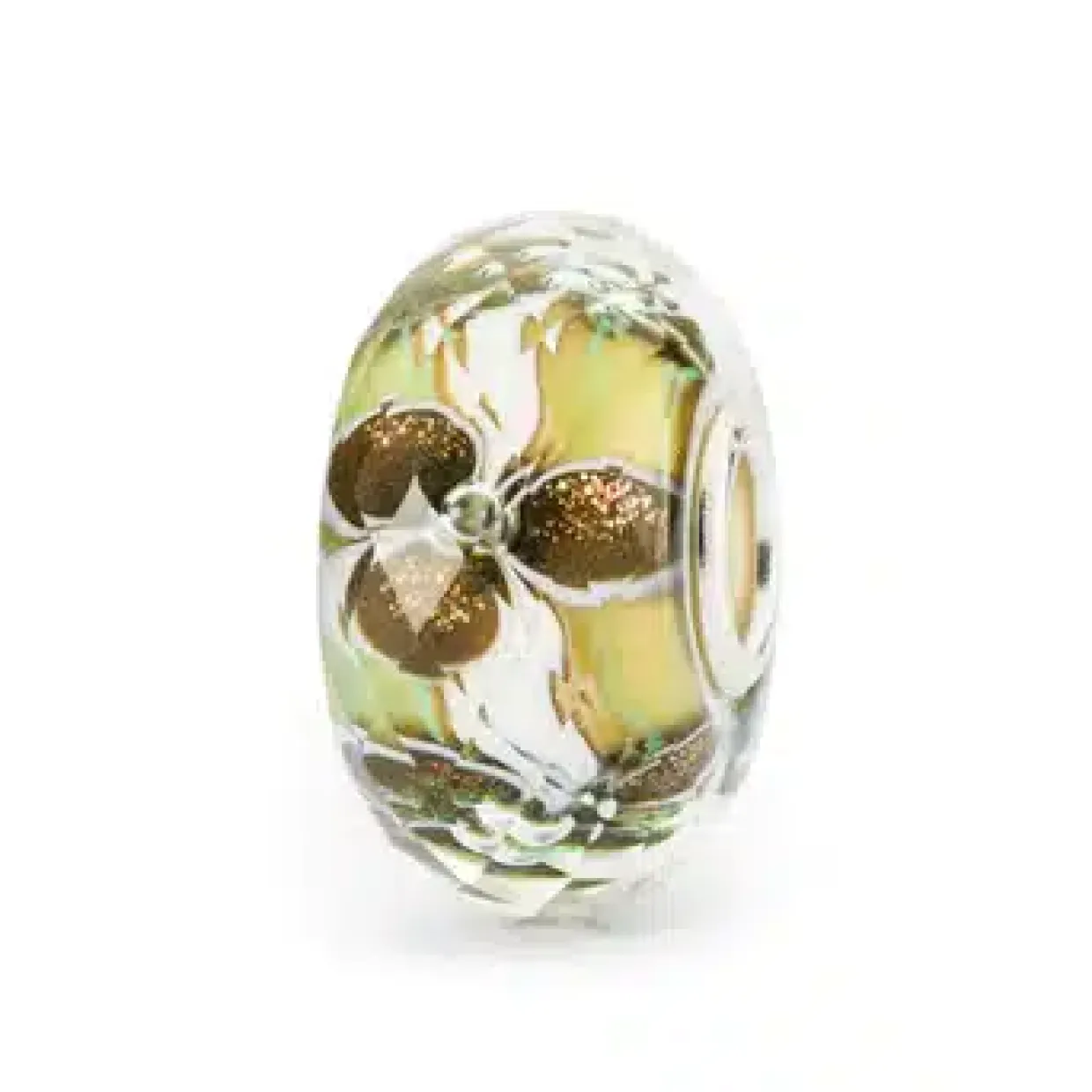 TROLLBEADS STILFULDE BLOMSTER GLASKUGLE -TGLBE-30079