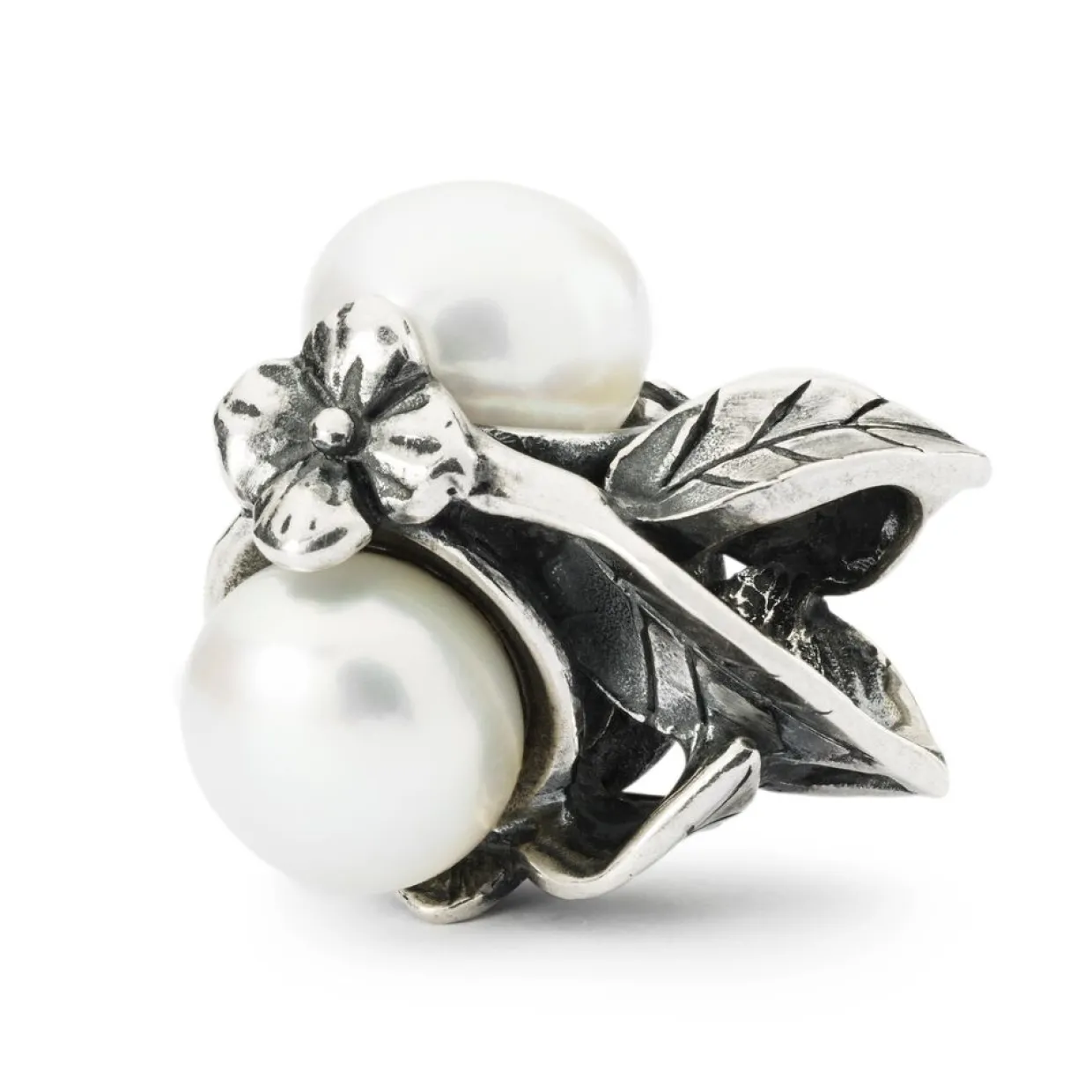 TROLLBEADS 'STILLE SKØNHED' SØLV LED MED PERLER - TAGBE-00287