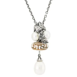 TROLLBEADS 'STILLE SKØNHED' SØLV LED MED PERLER - TAGBE-00287