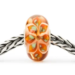 TROLLBEADS 'TIGER LILJE' GLAS KUGLE - TGLBE-20311