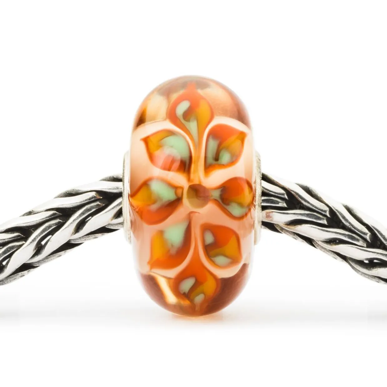 TROLLBEADS 'TIGER LILJE' GLAS KUGLE - TGLBE-20311
