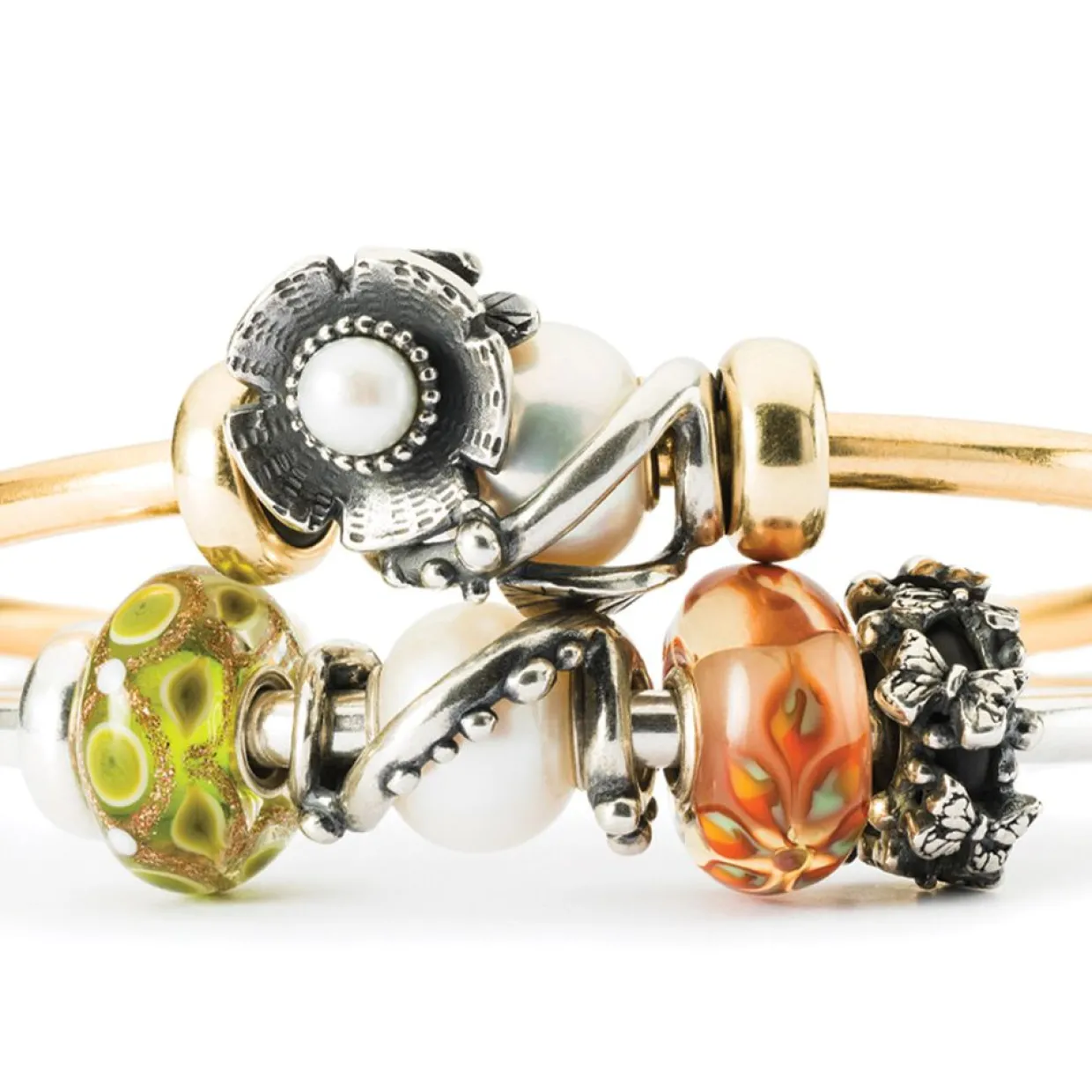 TROLLBEADS 'TIGER LILJE' GLAS KUGLE - TGLBE-20311