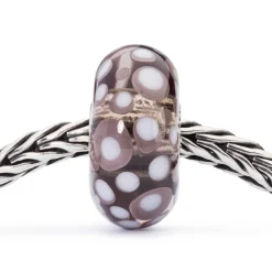 TROLLBEADS 'TROPISK KONKYLIE' GLAS KUGLE - TGLBE-10203