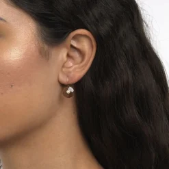 TROLLBEADS VEDHÆNG TIL ØRERINGE MED RØGKVARTS - TSTEA-00013